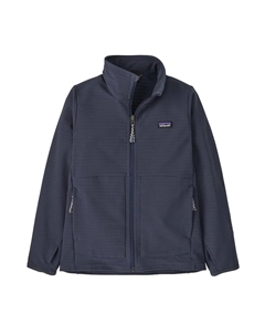 Детская куртка R1 TechFace, Smolder Blue Patagonia