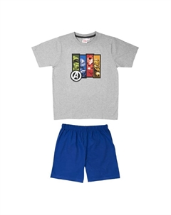 Пижама, сине-серый Marvel