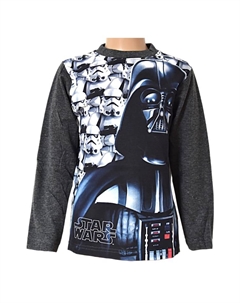 Рубашка с длинным рукавом, темно-серый Star wars