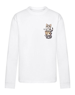 Рубашка с длинным рукавом, белый Merchcode