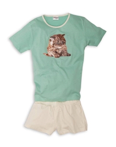 Пижама, бирюзовый Moonline