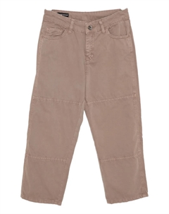 Прямые брюки, коричневый Emporio armani kids