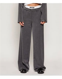 Брюки Relaxed fit, серый Patrizia pepe