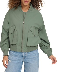 Женская бомбер-куртка легкая на молнии, зеленый Levi's®