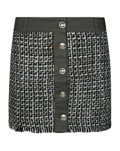 Мини-юбка из букле, черный Liu jo