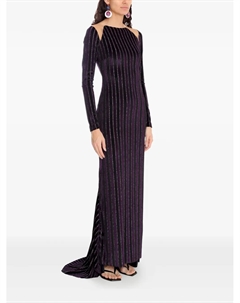 Макси-платье в полоску X Astrid, фиолетовый Amir slama