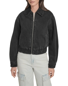 Женская куртка-бомбер с отложным воротником, черный Levi's®