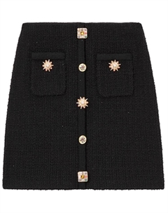 Классическая черная юбка Casual Short от Self-portrait