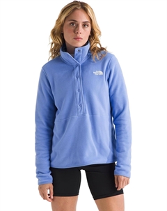 Женская флисовая кофта Glacier с застежкой на кнопках, голубой The north face