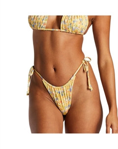 Женский топ бикини Southern Floral Ruched Hike, желтый Billabong