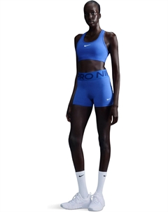 Бюстгальтер Swoosh Medium Support Bra, цвет Hyper Royal/White Nike