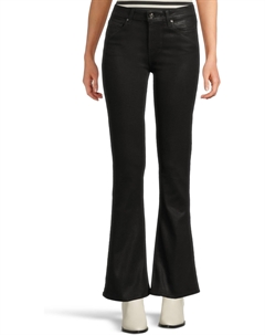 Джинсы High Rise Laurel Canyon 32In, цвет Black Fog Luxe Coating Paige