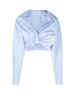 Кроп-топ женский, синий Alexander wang