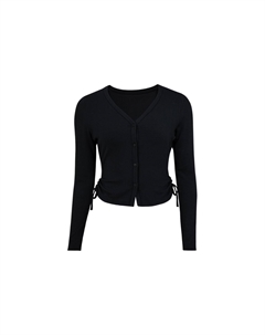 Трикотажная футболка черная женская Lululemon