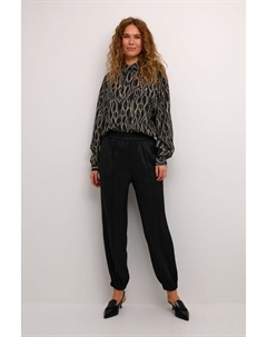 Тканевые брюки, глубокий черный Kaffe