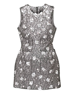 Декорированное платье без рукавов, серый Marc jacobs