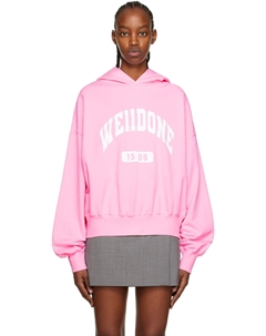 Розовый худи Old School Campus We11done