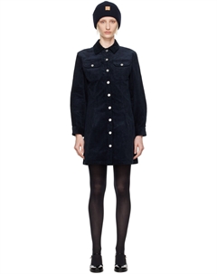 Платье-миди «Бонни» темно-синего цвета A.p.c.