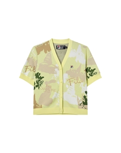 Heritage Collection Вязаный свитер Женский с принтом по всей поверхности Fila