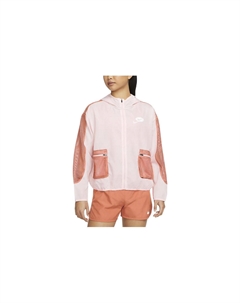 Женская элегантная куртка светло-розового цвета Nike