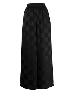 Широкие брюки в клетку, черный Uma wang