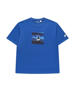 Футболка унисекс Distant Blue Fila fusion