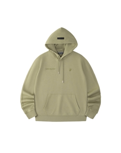 Свитшот унисекс темно-коричневый хаки, темная умбра хаки Fila fusion