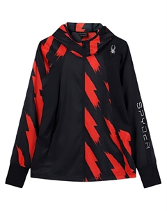 Куртка женская, черно-красная Spyder