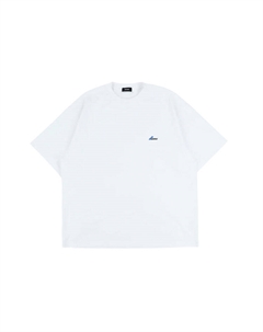 Футболка из хлопка с вышитым логотипом Белая We11done