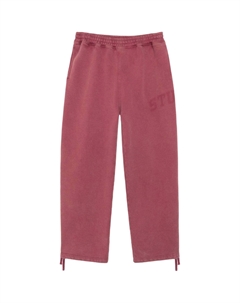 Флисовая брюки с выцветшим принтом, оливково-зеленый Stussy