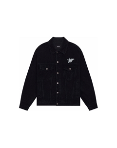 SS24 Джинсовая куртка унисекс черная We11done