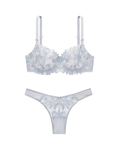 Комплект нижнего белья женский серый Victoria's secret