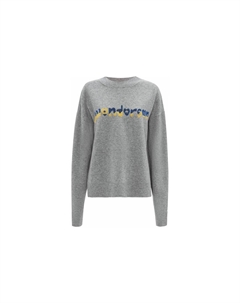 Джемпер с логотипом Hany, серый Jw anderson