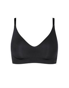 Бюстгальтер без косточек, черный Sloggi