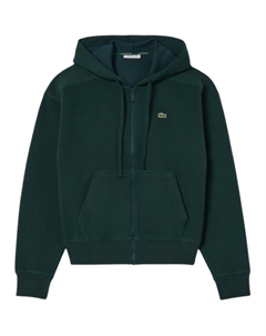 Застёгивающаяся на молнию пике-толстовка, Green Lacoste