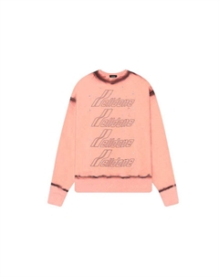 Свитшот унисекс оранжевый We11done