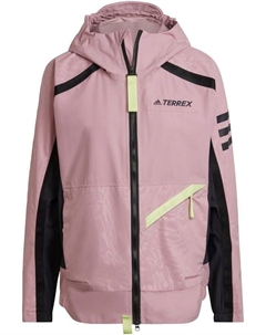 Женская куртка с капюшоном, розовый/черный Adidas