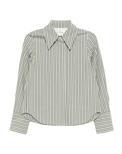 Рубашка в полоску, зеленый Co collection