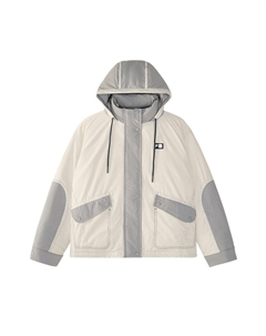 Куртка пуховая женская серая пшеничная Fila fusion