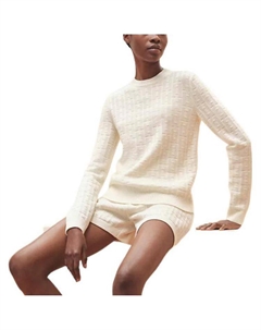 Свитшот SS23 женский серый белый HERMES Hermès