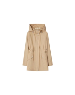 Пальто женское мягкого желто-коричневого цвета, Мягкий рыжевато-коричневый Burberry