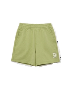 Бейсбольные шорты унисекс оливкового цвета Base Logo Mlb