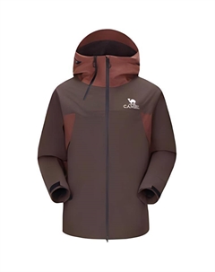 Водостойкая ветрозащитная дышащая износостойкая теплая ветровка унисекс, Brick Umber/Rosewood Brown Camel