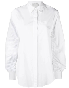 Ruched long-sleeve shirt, белый 3.1 phillip lim