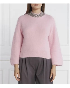 Шерстяной свитер Regular fit, розовый Liu jo