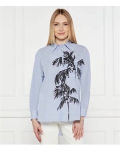 Рубашка Ламберта Oversize fit, синий Max&co