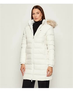 Пуховик Slim fit, бежевый Tommy jeans