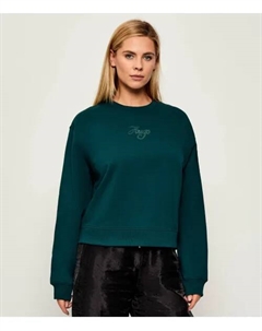 Толстовка deroxina_6 Oversize fit, зеленый Hugo