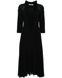 Платье с оборками, черный Philosophy di lorenzo serafini