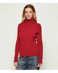 Шерстяная водолазка Regular fit, красный Polo ralph lauren